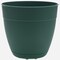 Bloem Dayton Planter With Saucer: 16" - Turtle Green - 100% Recycled Plastic Pot, Removable Saucer, Elevated Feet, For Indoor and Outdoor Use, Gardening, 8.5 Gallon Capacity